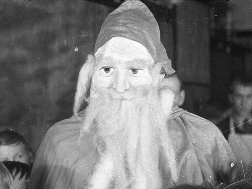 Schmeling als Weihnachtsmann, Dezember 1931