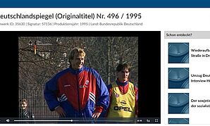 Screenshot aus dem Digitalen Lesesaal