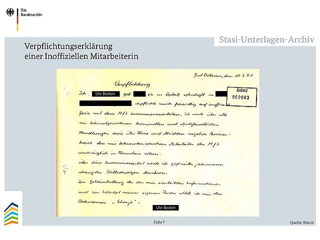 Verpflichtungserklärung