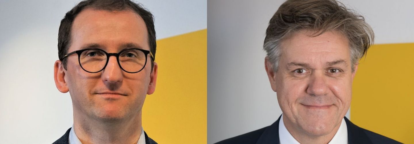 Porträtfotos von Sebastian Richter und Michael Köllner