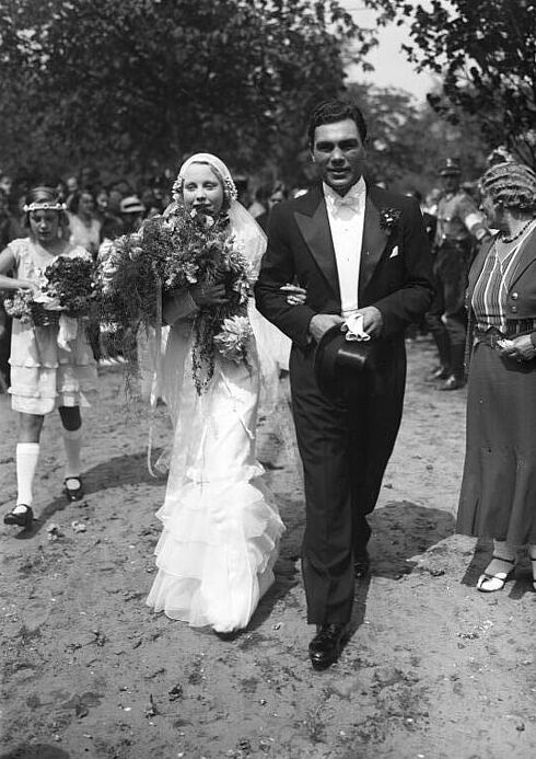 Kirchliche Trauung von Max Schmeling und Anny Ondra, 20. Juli 1933