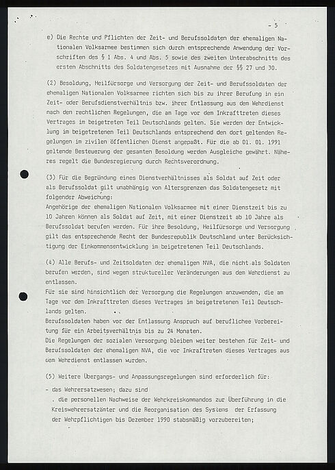 Maschinenschriftliches Dokument