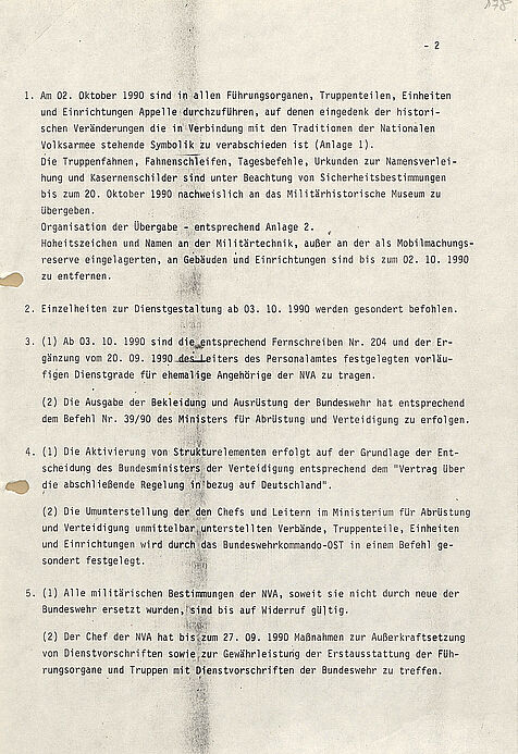 Maschinenschriftliches Dokument