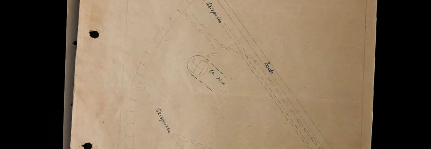 Lageplan des Hakenkreuzes