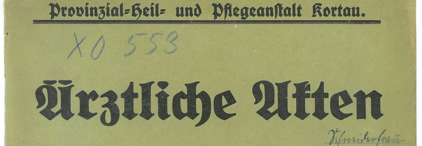 Beispiel für ein Aktendeckblatt aus dem Bestand R 179 des Bundesarchivs