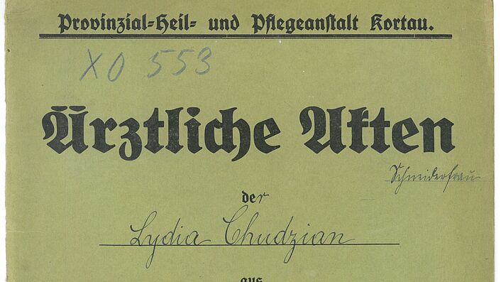 Beispiel für ein Aktendeckblatt aus dem Bestand R 179 des Bundesarchivs