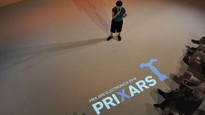 Bühne des „Prix Ars Electronica“