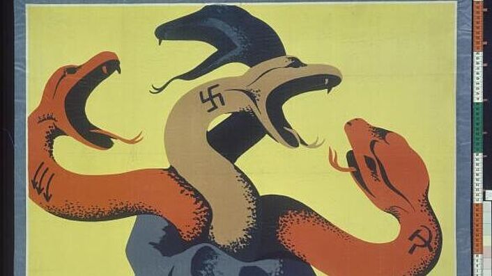 Wahlplakat zur Reichstagswahl im November 1932, Wahlwerbung gegen NSDAP und KPD