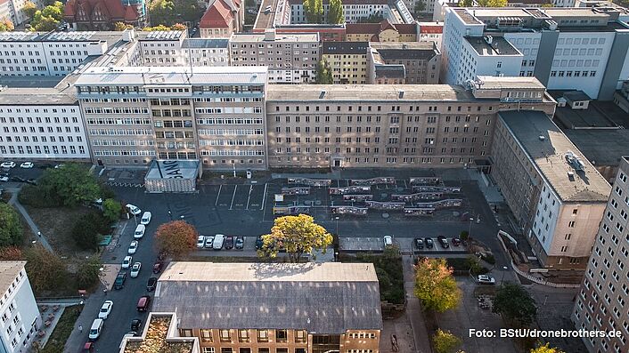Campus für Demokratie Luftbildaufnahme