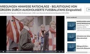 Screenshot aus dem Digitalen Lesesaal