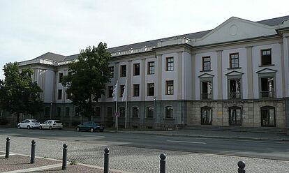 Firmenzentrale Wismut in Chemnitz heute