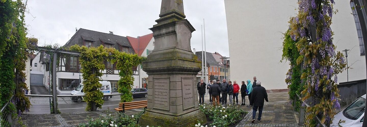 Denkmal für die 1849 in Rastatt hingerichteten Revolutionäre in Renchen