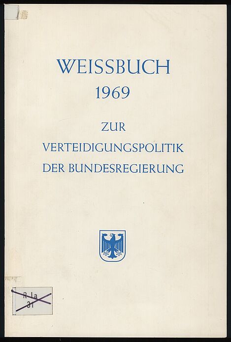 Weißbuch 1969 zur Verteidigungspolitik der Bundesregierung