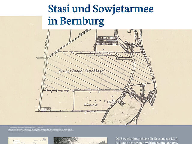 Ausstellungsmodul 162 „Stasi und Sowjetarmee in Bernburg“