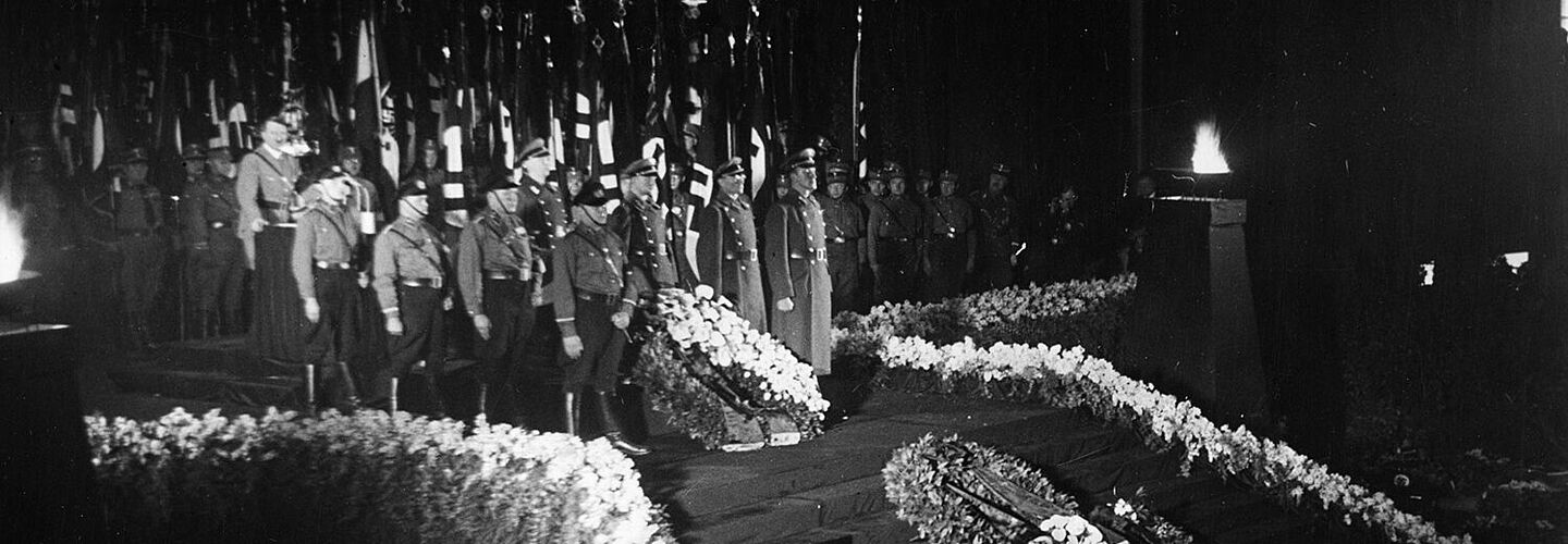 Trauerfeier für Wilhelm Gustloff in Schwerin im Februar 1936