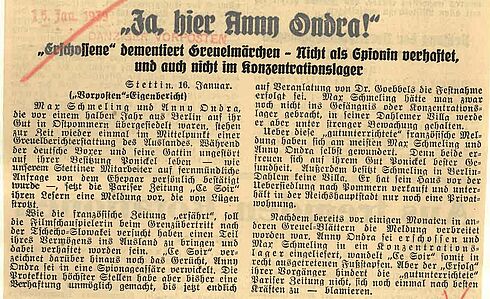 Meldung von Globereuter, New York, 7. Juni 1941