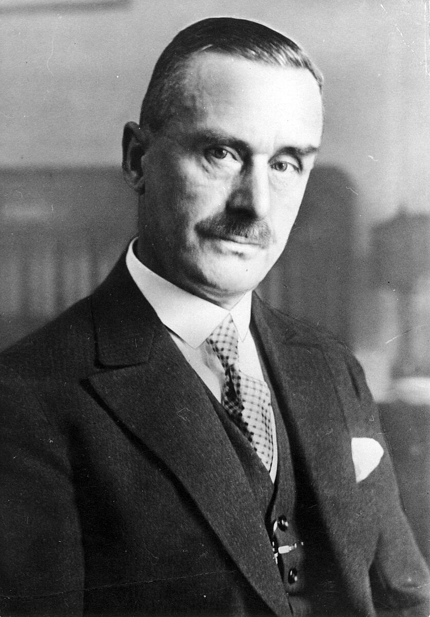 Nobelpreisträger und NSGegner Der Schriftsteller Thomas Mann (1875