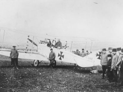 Deutsches Flugzeug in Jerusalem, 1917