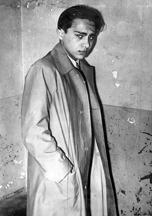 Herszel Grynszpan bei seiner polizeilichen Vernehmung in Paris.