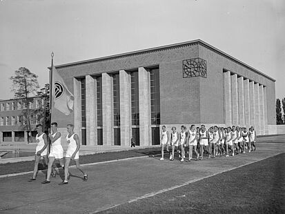 Deutsche Hochschule für Leibesübungen in Berlin im August 1929