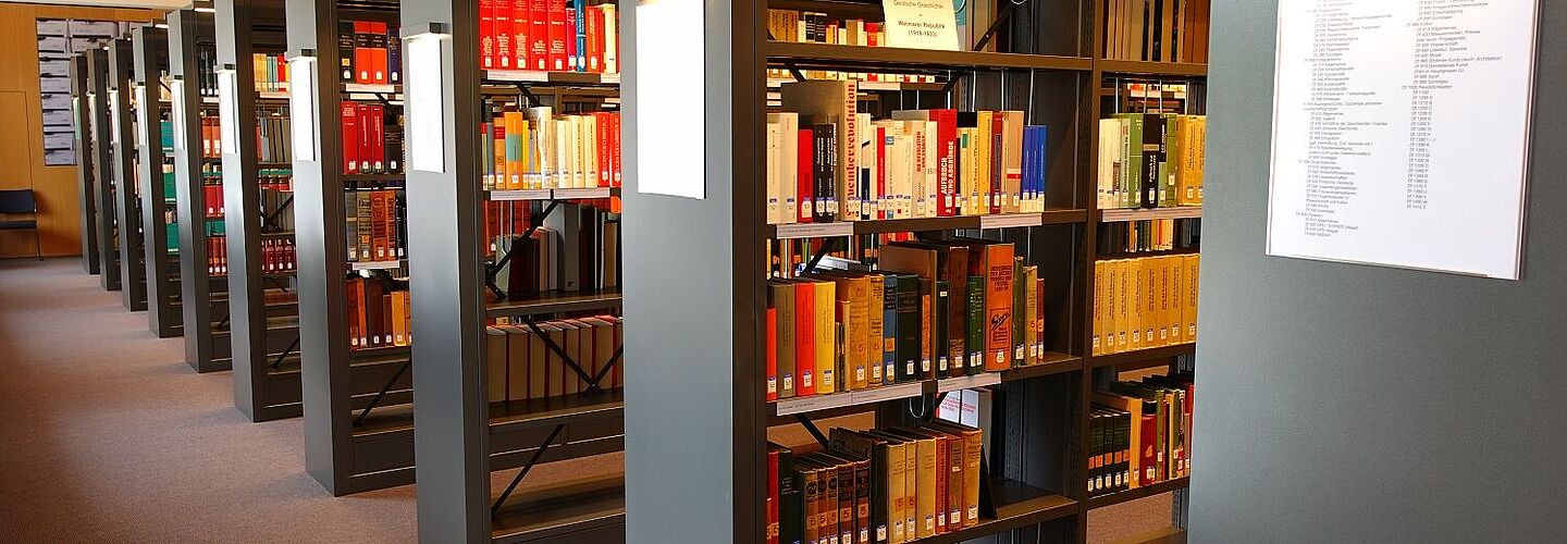 Präsenzbestand der Bibliothek am Standort Berlin-Lichterfelde 