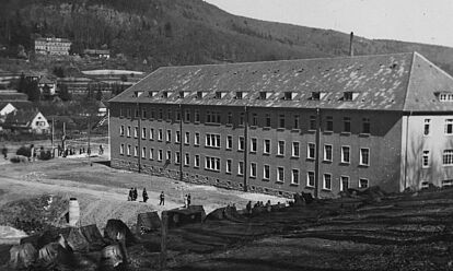 Einweihung der Serre-Kaserne in Lahr am 1. April 1938