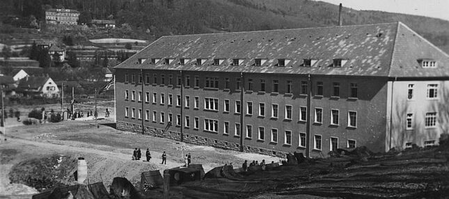 Einweihung der Serre-Kaserne in Lahr am 1. April 1938
