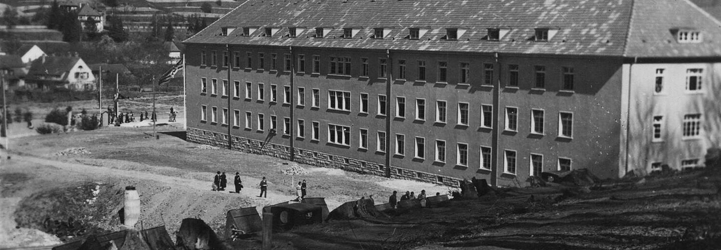 Einweihung der Serre-Kaserne in Lahr am 1. April 1938