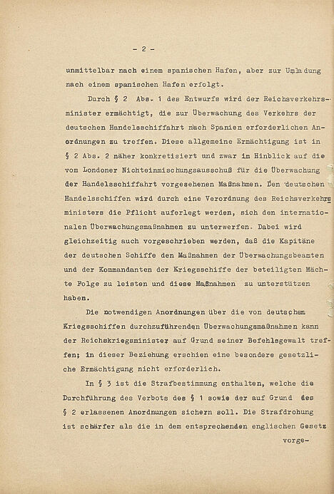Maschinengeschriebener Text