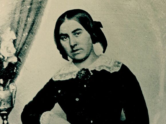 Henriette Obermüller als junge Frau