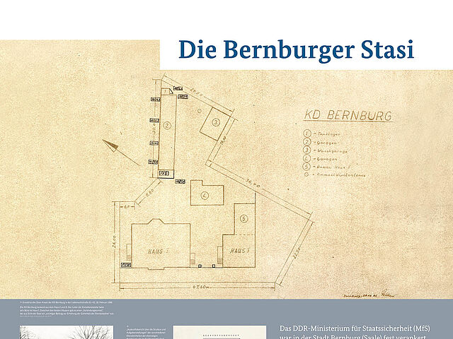 Ausstellungsmodul 161 „Bernburger Stasi“