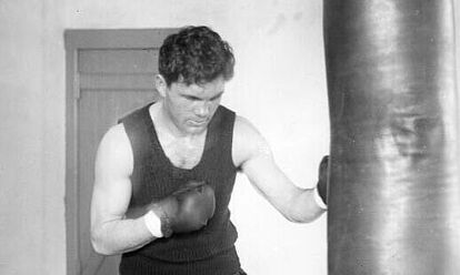 Max Schmeling beim Training, Juni 1930