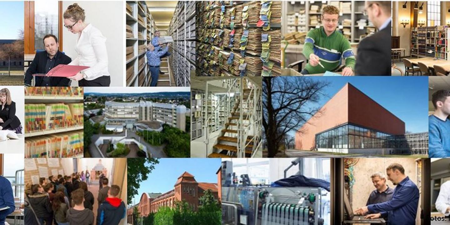 Collage von Bilder aus den Stanorten des Bundesarchivs, Quelle:
Bundesarchiv / Mila Hacke und Jürgen Nobel