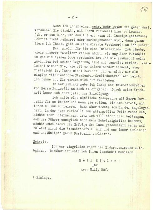 Schreiben von Willy Hof an Fritz Todt vom 29. Dezember 1937 (Seite 2)