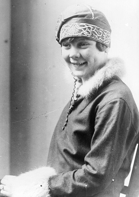 Die Eiskunstläufern Sonja Henie in Berlin (März 1930)