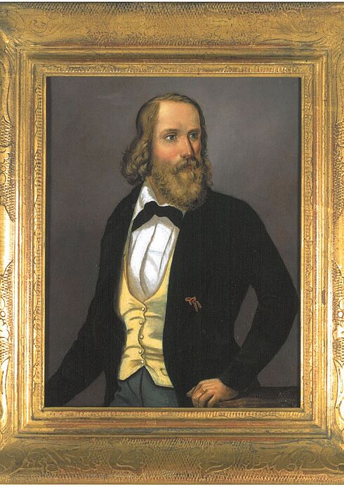 Porträt von Friedrich Hecker (1811-1881), Bernhard Neher d. J.