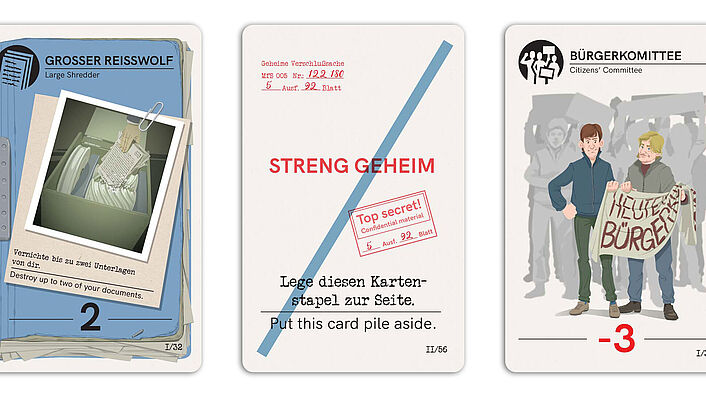 Kartenspiel 'Stasi raus, es ist aus'