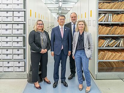 Besuch des Botschafters der Republik Korea in der ehem. Stasi-Zentrale Besuch des Botschafters der Republik Korea in der ehem. Stasi-Zentrale