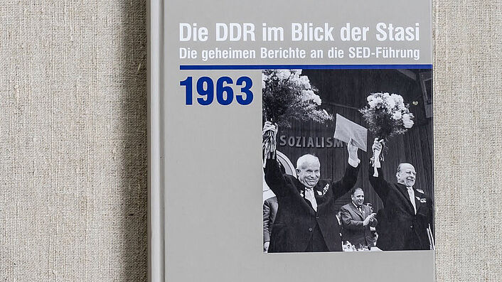 Cover der Publikation 'DDR im Blick der Stasi 1963'