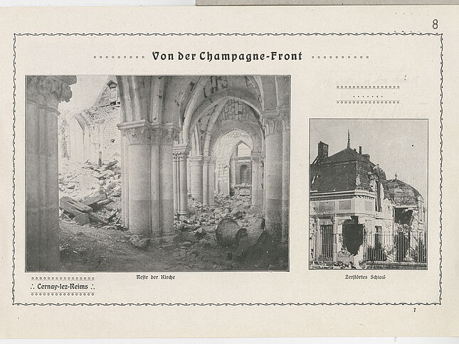 Bild der Feldzeitung der 3. Armee: Fotos "Von der Champagne-Front", 1916