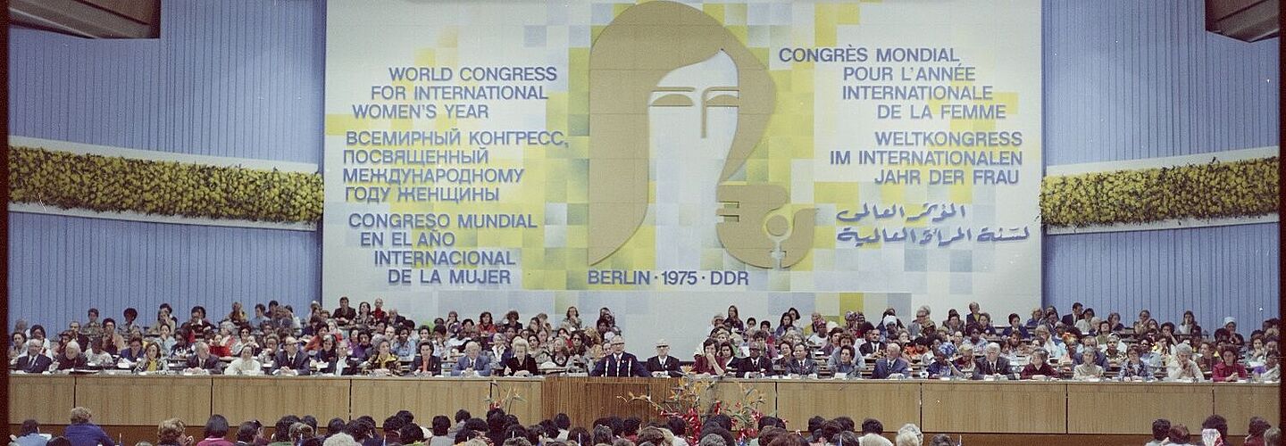 Teilnehmerinnen des Internationalen Frauen-Weltkongress