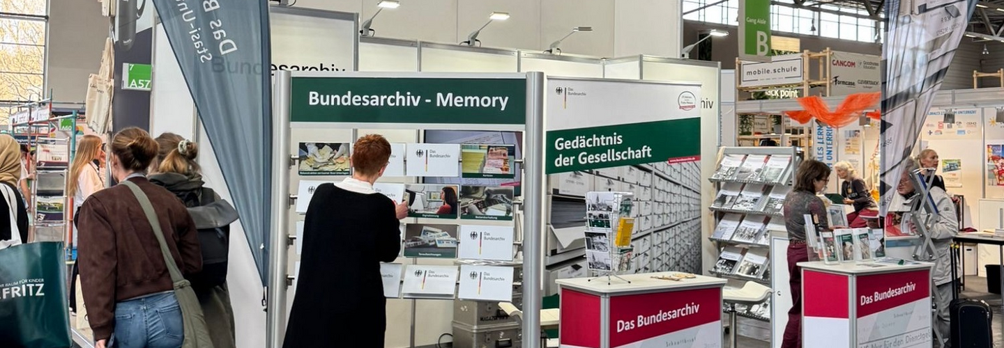 Der Stand des Bundesarchivs auf der Bildungsmesse „didacta“ 2026