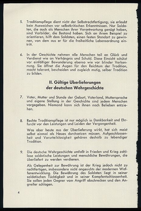 Maschinengeschriebenes Dokument