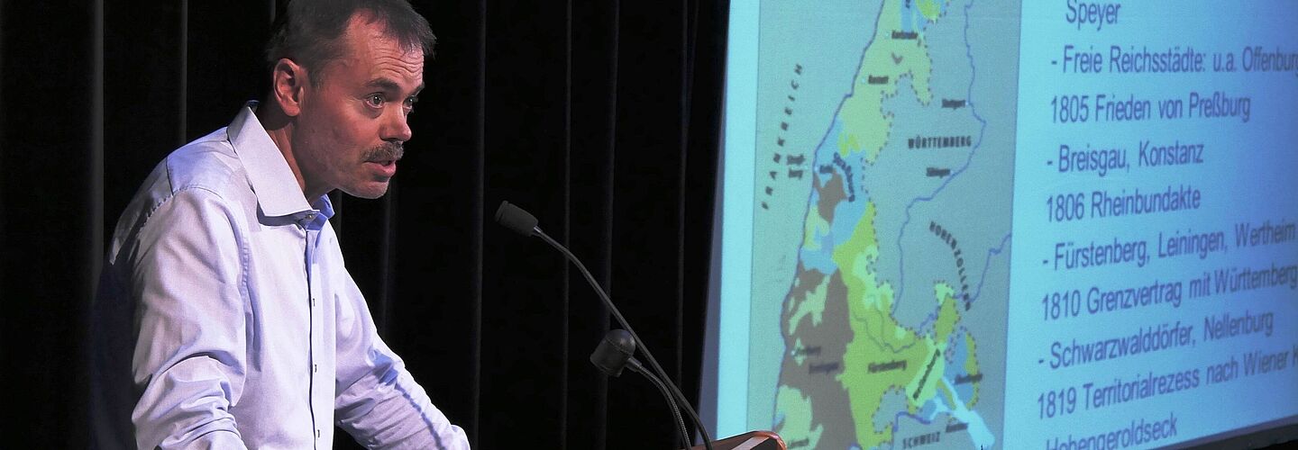 Bild beim Vortrag von Prof. Dr. Ewald Grothe bei der neunten Carl-Schurz-Vorlesung