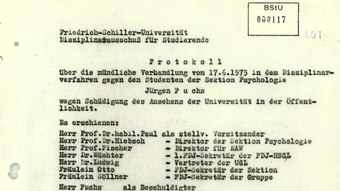 Ausschnitt vom Dokument