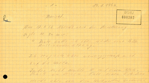 Bericht eines Zellengenossen von Paul Merker