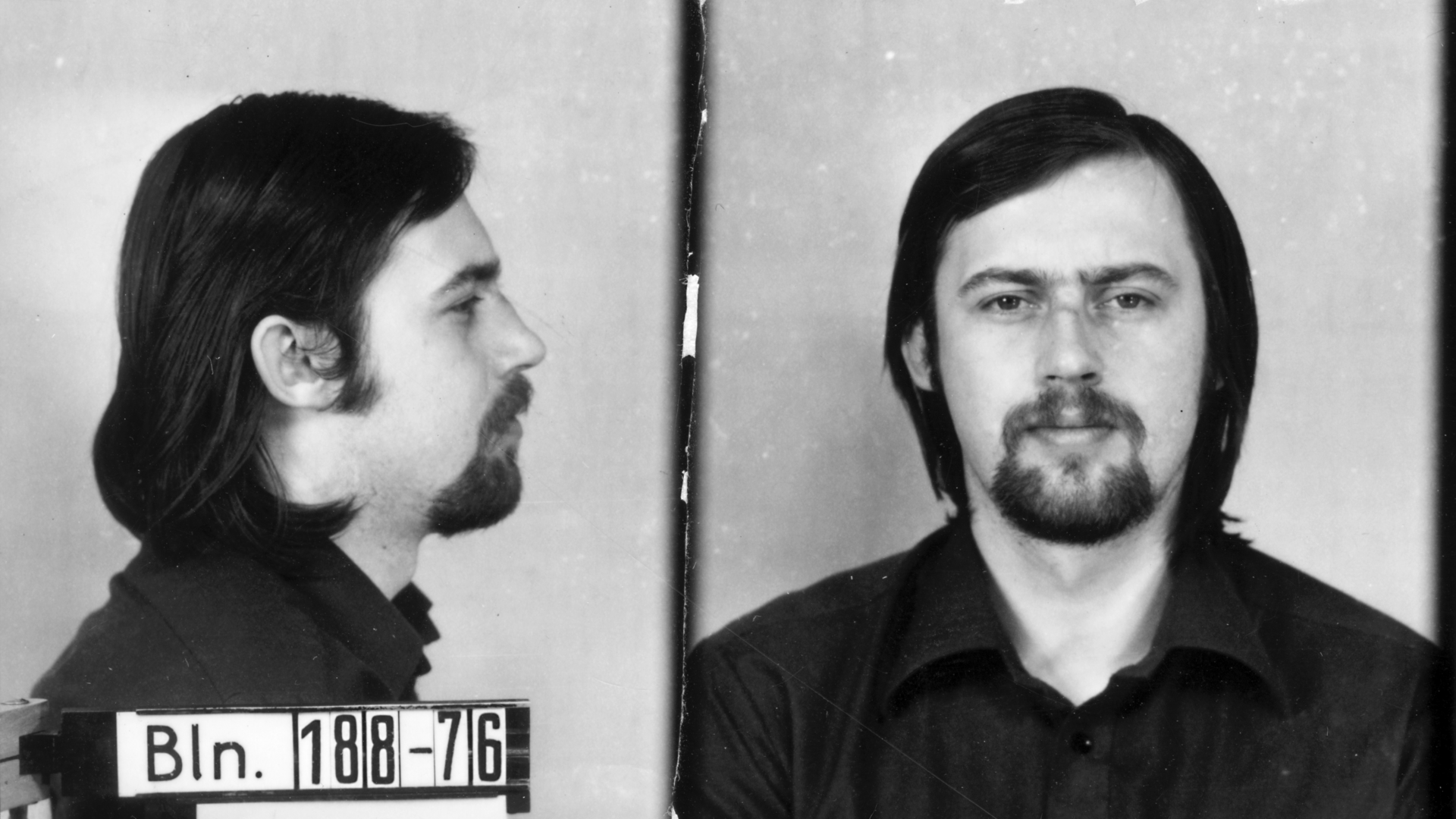 Erkennungsdienstliche Fotos von Jürgen Fuchs 