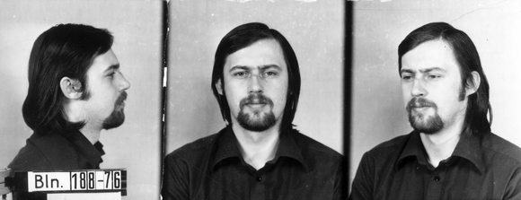 Erkennungsdienstliche Fotos von Jürgen Fuchs 