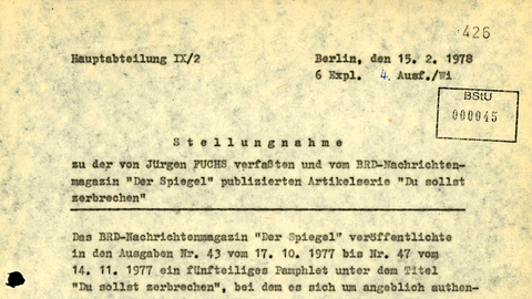 Ausschnitt vom Dokument