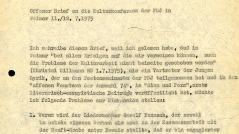 Ausschnitt vom Dokument